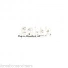 FAITH Script Floating Charm For Our Glass Memory Locket Necklaces & Bracelets