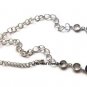 NWT CHICO'S Jonette Faceted Glass Accents Necklace 26" Long With 4" Extender 30"