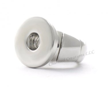 Interchangeable Snap Charm Ring Stretches To Fit Most People 18mm #3350