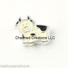 10pc Wholesale Lot Holstein Dairy Cow Black And White Farm Animal Floating Charm