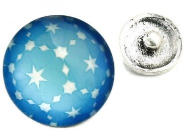 Interchangeable Button Snap Jewelry Twilight Star Celestial Photo Charm 18mm 339