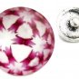 USA SELLER Interchangeable Button Snap Jewelry Pink Kaleidoscope Image 18mm 193
