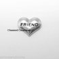 10pc Lot Friend Silver Tone Heart Love Floating Charm For Glass Memory Lockets