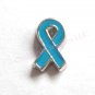 Blue Awareness Ribbon For Floating Charm Locket