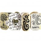 Family is Forever Stretch Tile Bracelet With Genuine Crystals Mother's Day Gift