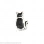 10pc Lot Black Cat Kitten Kitty Pet Floating Charm For Glass Memory Locket