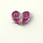 10pc Best Friends Separable 2 Piece Broken Heart BFF Floating Charm For Lockets