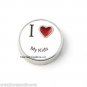 Floating Charm For Memory Lockets 10pc Lot I Love My Kids Family Red Heart