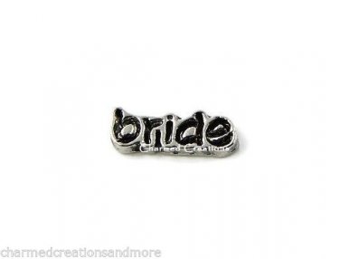 10pc Wholesale Lot Bride Wedding Floating Charm For Glass Memory Locket