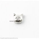 10pc Lot Silver Cat Face Kitty Kitten Pet Floating Charm For Glass Memory Locket