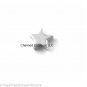10pc Plain Silver Tone Celestial Star  Floating Charm For Glass Memory Locket