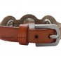 Interchangeable Snap Bracelet With Buckle Clasp In Burnt Orange 18mm Snaps
