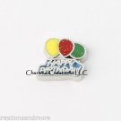 Happy Birthday With Balloons Floating Charm For Glass Memory Locket Necklace