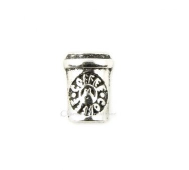 Silver Coffee Cup Espresso Latte Cappuccino Floating Charm For Lockets
