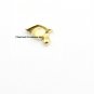 GOLD TONE Graduation Cap Hat Graduate School Floating Charm For Lockets