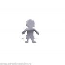 10pc Lot Silver Tone Boy Son Silhouette Floating Charm For Locket Necklace