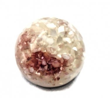 Snap For Interchangeable Jewelry Iridescent Flecks Shimmering Button Charm 18mm