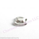 Coffee Cup And Saucer Espresso Floating Charm For Glass Memory Locket Necklace