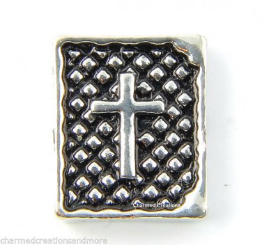 10pc Lot Holy Bible Cross Religious Jesus Floating Charm For Glass Memory Locket