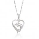 Mom Heart Shape Pendant Necklace A Perfect Gift For Mom Mothers Day