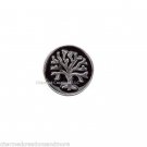 10pc Lot Black Family Tree Of Life Round Floating Charm For Glass Memory Lockets