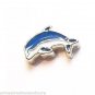 10pc Blue Bottle Nose Dolphin Floating Charm For Glass Memory Locket Necklace