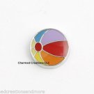 10pc Lot Colorful Beach Ball Volleyball Floating Charm For Glass Memory Locket