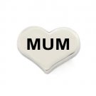 Heart Mum Floating Charm For Our Glass Memory Locket Necklaces & Bracelets