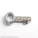 Floating Charm Key To My Heart For Our Glass Memory Locket Necklace & Bracelets