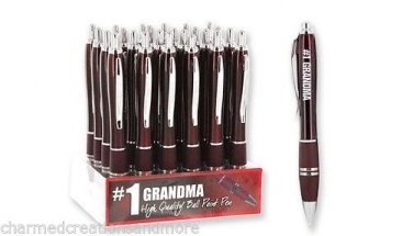 #1 Grandma Personalized Ballpoint Writing Pen Great for Gifts