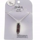 Amethyst For Peace Zenful Semi Precious Healing Chakra Gemstone 18" Necklace