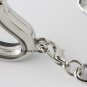 5pc Wholesale Lot 30mm Round Floating Charm Locket Bracelet With Security Clasp