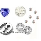 Cancer Zodiac June July Birthstone Floating Charms For Memory Locket Necklace