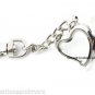 5pc Wholesale Lot Plain Heart Floating Charm Memory Locket Key Chains
