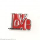 10pc Lot Red Hot Love Block Floating Charm For Glass Memory Locket Necklace