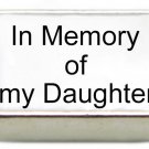 10pc Lot In Memory Of My Daughter Floating Charm For Glass Memory Locket