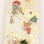 Phone Case For Apple Iphone 6 Floating Holiday Emoji Liquid Christmas Charms
