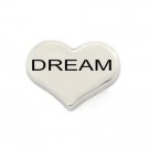 10pc Lot Dream Heart Floating Charm For Memory Glass Locket Necklace Or Bracelet