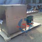 Garlic root concave cutting machine