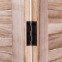 Room Divider Screen 6 Panel Rustic Natural Wood Folding Large Private Shutter