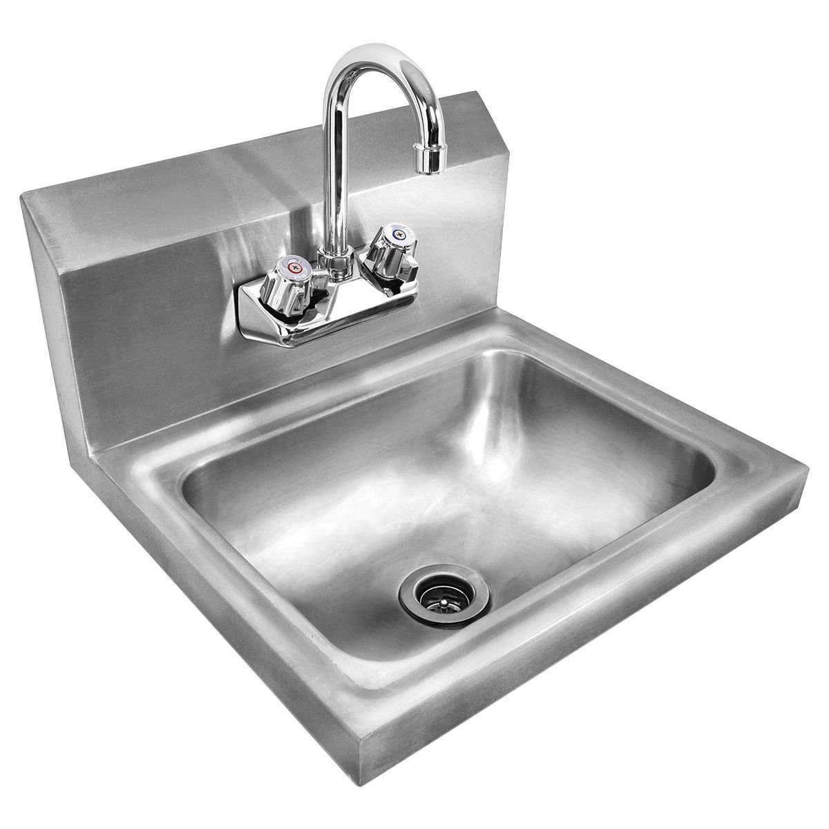 Industrial Wall Mount Sink Commercial Stainless Steel Mud Utility Room ...