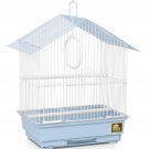 Parakeet Cage Finch Canary Small Pet Bird House with Swing 2 Perches Food Dishes