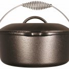 Cast Iron On Sale Lodge Cast Iron Dutch Oven With Wire Handle Pre Seasoned 5 Qt