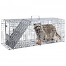 Live Animal Steel Cage Trap Rat Raccoon Rodent Pest Catch Control Bait Hunting
