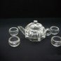 Excellent crystal chinese tea kettle set
