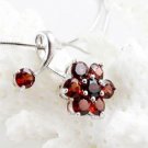 Brand 'LIYING'Fashion 925 Sterling Silver  Pendants With Natural Ruby