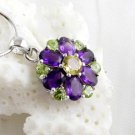 Brand 'LIYING'Fashion 925 Sterling Silver  Pendants With Natural Blue Diamond