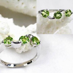 Brand 'LIYING' 925 Sterling Silver Ring with Nature Diamond