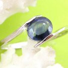 Brand 'LIYING' 925 Sterling Silver Ring with Nature Emerald