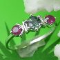 Brand 'LIYING' 925 Sterling Silver Ring with Nature Diamond